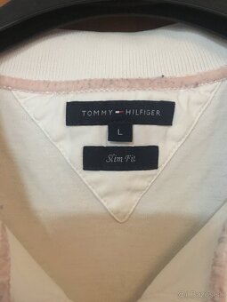 TOMMY HILFIGER originál white damsme tricko L - 5