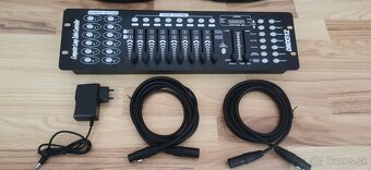 Set 2x 150W Beam hlavy + dmx pult + káble - 5