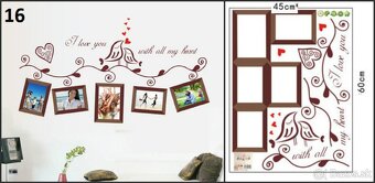 Dekoračné nálepky na stenu 1 - 5