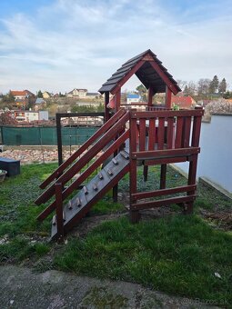 Detský domček so šmykľavkou - 5