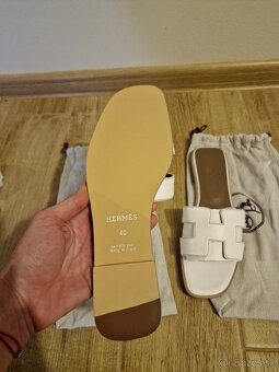 Hermes oran šľapky - 5