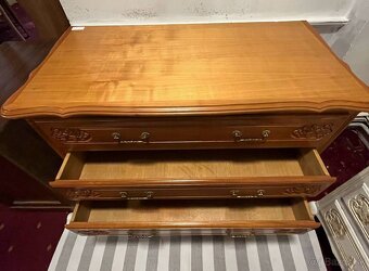 Vintage komoda, masiv, v 86 cm, s 103 cm, h 50 cm - 5