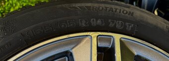 Peugeot 206 a iné, 4x100 elektróny, 165/65 R14, dezén 8mm, - 5