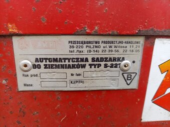Sadzač zemiakov - 5