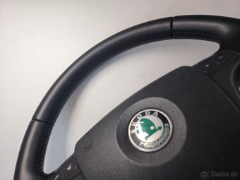 Multifunkčný kožený volant škoda octavia 2, roomster - 5