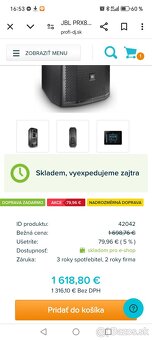 Aktívne Reproduktory JBL 835 - 5