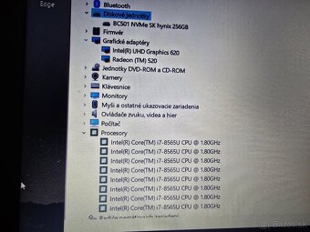 Dell Vostro 3580 s i7 procesorom 256gb ssd diskom 8gb ram a - 5