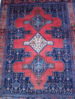 Perzský ručne viazaný koberec – Senneh (165 × 112 cm) - 5