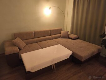 Moderná rohová sedačka rozkladacia pravá - 5