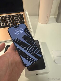 Iphone 15 PRO 256GB AKO NOVY BLACK TITANIUM - 5