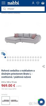 Rohová sedacia súprava - 5