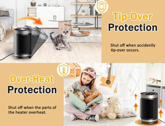 Keramický ohrievač 1500 W - 5