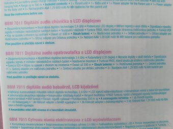 Baby monitor s LCD display - 5