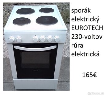 predám sporák aj s káblom rovno do zásuvky 230V - 5