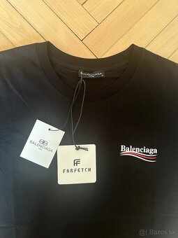 Balenciaga panske tricko cierne - 5