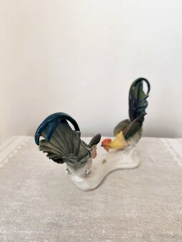 Ens Volkstedt vtáčiky kohúti porcelánová soška 30 cm - 5