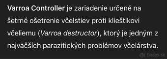 Nový prístroj Varroa Controller na preliečenie klieštika - 5
