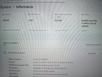 predám Lenovo V340 , Intel(R) Core™i7 , 16gb ram , ssd - 5