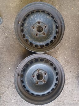 5x112, R15, 4ks plechové disky VW Group - 5