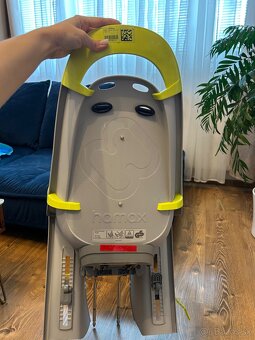 Sedačka na bicykel Hamax Amaze grey/lime - 5