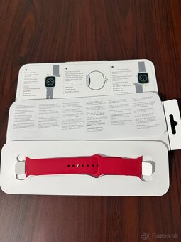 Apple watch Sport Band 45mm náramok-PRODUCT RED-ZNÍŽENÁ CENA - 5
