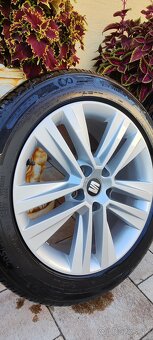 ALU DISKY + LETNÉ PNEU 8mm BARUM 205/55 R17 - 5