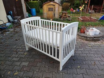 Detská postielka biela vo velmi dobrom stave - 5