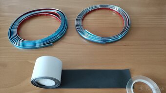 Chrómové lišty, VW Golf, Reflexné samolepky auto / domácnosť - 5