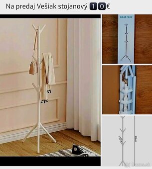 Vešiak stojanový 10€ - 5