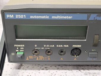 Philips PM2521 》Automatic Multimeter 》Made in Holland - 5