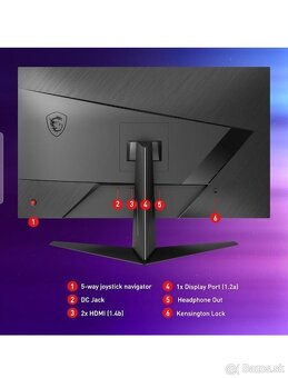 MSI G2422 - 24"/IPS/170hz/FULLHD - 5