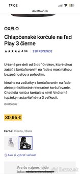 Korčule detské na ľad Oxelo - 5