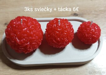 Sviečky dekorácia - 5