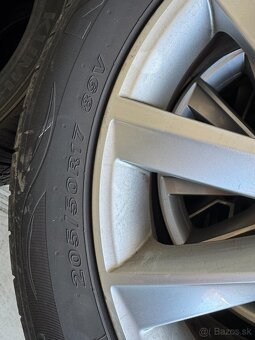 ORIGINAL ŠKODA 5X100 205/50 R17, LETNÁ SADA - 5