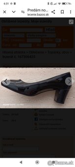 Predám dámske lodičky veľkosť:41 - 5