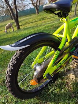 Predám detský bicykel CTM Flash Žltá/Zelená 16" - 5