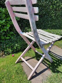 Záhradná retro stolička - 5