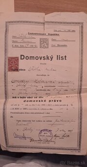 Rôzne staré dokumenty odznaky atď... - 5