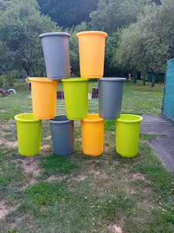50 Litrové plastové vedrá - kvalitný plast - 5