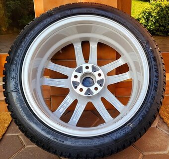 alu R18 5x112+senzory+zimné pneu 225/45, NOVÉ, BMW 3 - 5