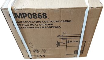 Elektrický mlynček na mäso 750W 60kg / hod. 2 šajby - 5