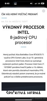 Herný Počítač PC Alza BattleBox Core RTX3070 Ti - 5