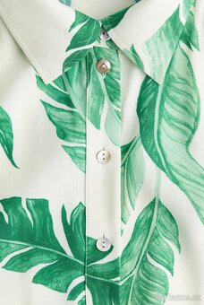 Košeľové šaty H&M so zaväzovacím opaskom,XS - 34 a  M - 38 - 5