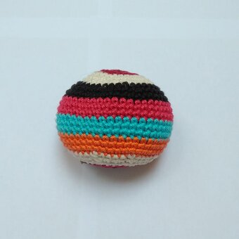 Predám ručne robené loptičky HackSack - 5