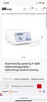 Kozmeticky prístroj -Elektrokoagulator - 5