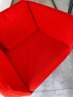Kreslo IKEA EKERÖ - červená - 5