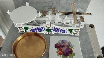 Krásné staré 5kg váhy EXAKT např. pro vinaře aj. - 5
