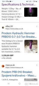 Hydraulické kladiva PRODEM - 5
