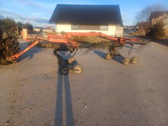 Zhrnovač sena, zhrabovač, riadkovač, dvojrotorovy 6m - 5