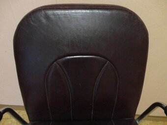 Kancelárska Stolička - kožená - 5